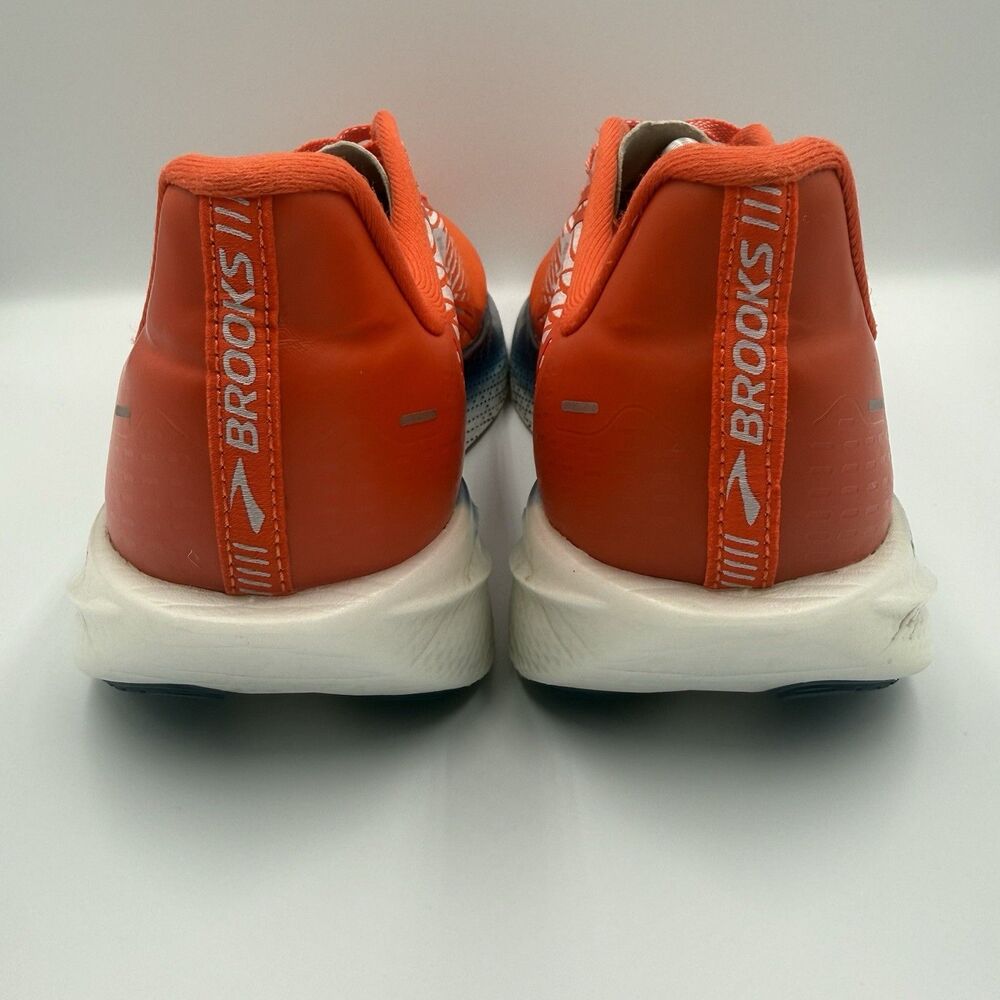 Brooks Hyperion Max Men's Size 13 Orange White Blue Running Shoes Sneakers - Picture 5 of 9